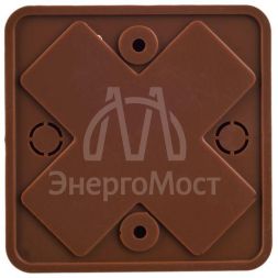 Коробка распаячная ОП 75х75х20 IP20 КМ41212-05 (6 клем. 6кв.мм) дуб IEK UKO10-075-075-020-K24