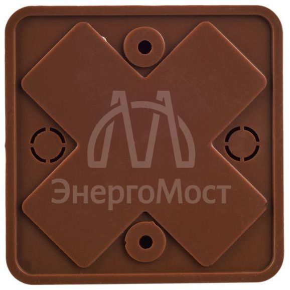 Коробка распаячная ОП 75х75х20 IP20 КМ41212-05 (6 клем. 6кв.мм) дуб IEK UKO10-075-075-020-K24