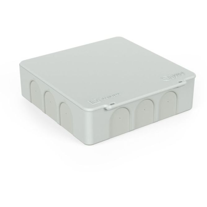 Коробка распределительная ОП 100х100х30 (HF) для прям. монтажа двухкомп. безгалоген. (уп.48шт) Промрукав 60-0302