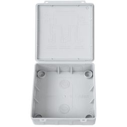 Коробка распределительная ОП 100х100х30 (HF) для прям. монтажа двухкомп. безгалоген. (уп.48шт) Промрукав 60-0302