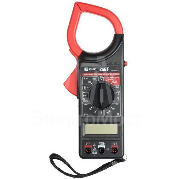 Клещи токовые цифровые 266F Master EKF In-180702-bc266F