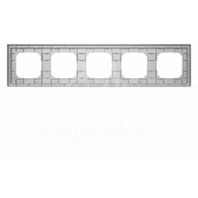 Рамка 5-м Pixel алюм. TOKOV ELECTRIC TKE-PX-RM5-C03