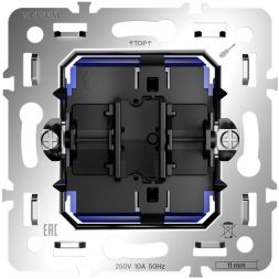 Выключатель 1-кл. S70 10А механизм хлопок Voltum VLS0101M