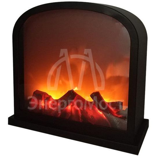 Камин светодиодный &amp;quot;Шале&amp;quot; с эффектом живого огня 30х13х28см батарейки 2хС (не в комплекте) или от USB (в комплекте) Neon-Night 511-006