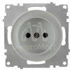 Механизм розетки 1-м СП Florence без заземл. сер. 1E10301302 OneKeyElectro 2172835