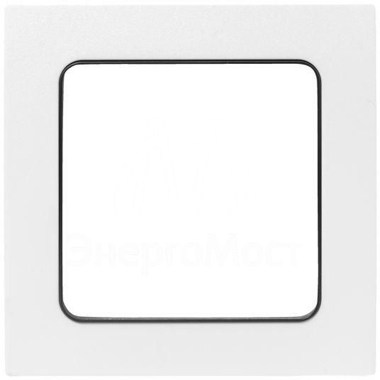 Рамка 1-м Стокгольм бел. с линией цвета черн. PROxima EKF EXM-G-304-10