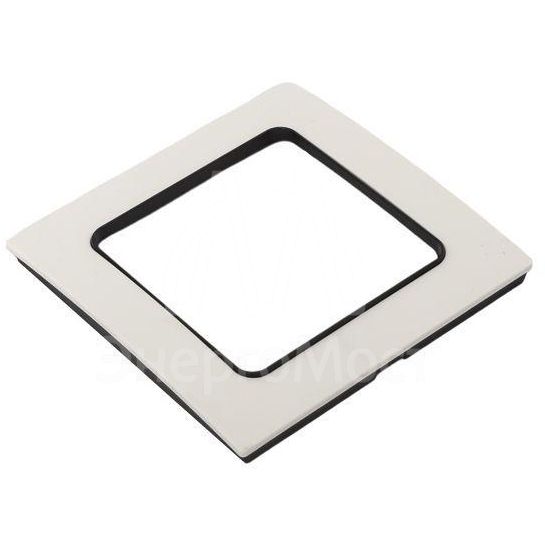 Рамка 1-м Стокгольм бел. с линией цвета черн. PROxima EKF EXM-G-304-10