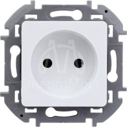 Розетка 1-м СП Inspiria 16А IP20 250В 2P бел. Leg 673710