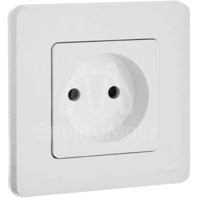Розетка 1-м СП Inspiria 16А IP20 250В 2P бел. Leg 673710