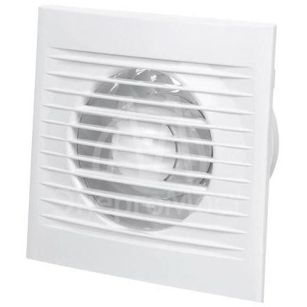 Вентилятор вытяжной осевой 100мм бел. с вытяжным клапаном TOKOV ELECTRIC TKE-VVO-100-OK