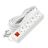 Удлинитель 4х10м с заземл. 16А IP20 3х1 с выкл. бел. DOMTOK 2405