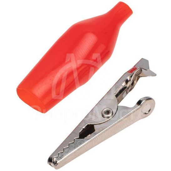 Зажим &amp;quot;крокодил&amp;quot; 5А 56мм в изоляторе (пакет Боб) (уп.2шт) Rexant 16-0003-9