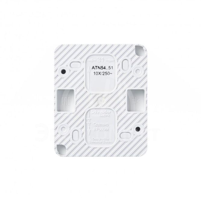 Выключатель 2-кл. ОП AtlasDesign Profi54 10 АХ бел. SchE ATN540151