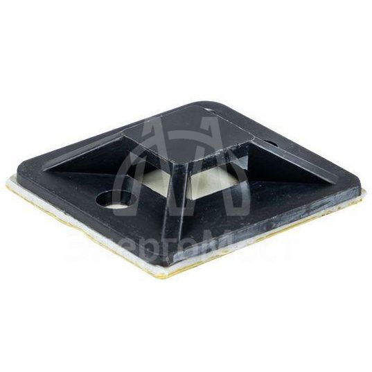 Площадка самоклеящаяся 30х30мм черн. (уп.100шт) EKF plc-30x30-b