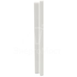 Рамка 2-м BRITE РУ-2-Бр бел. рифленый IEK BR-M22-51-K01