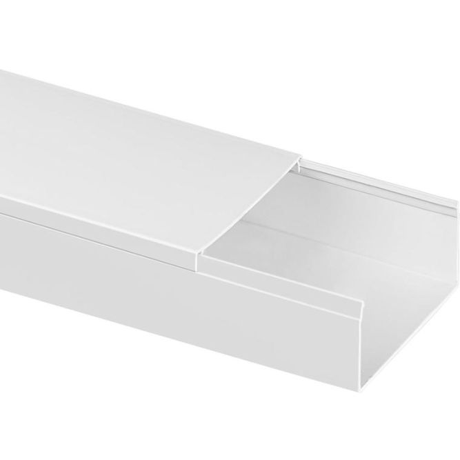 Кабель-канал 100х40 L2000 пластик бел. TOKOV ELECTRIC TKE-KK-100-40-2000-WH