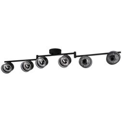 Светильник PCL-0906 max 20Вт (каждая лампа) 6xGX53 IP20 230В BL настен./потолочн. декор. под лампу JazzWay 5066960