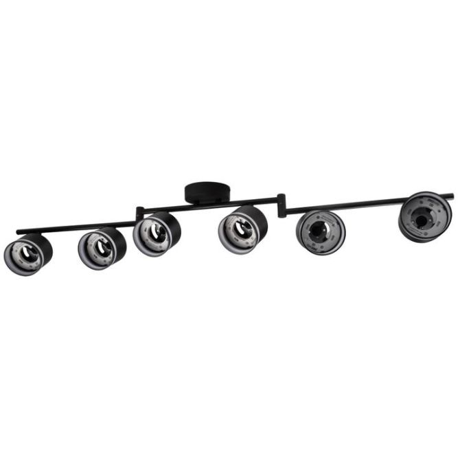 Светильник PCL-0906 max 20Вт (каждая лампа) 6xGX53 IP20 230В BL настен./потолочн. декор. под лампу JazzWay 5066960