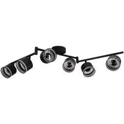 Светильник PCL-0906 max 20Вт (каждая лампа) 6xGX53 IP20 230В BL настен./потолочн. декор. под лампу JazzWay 5066960