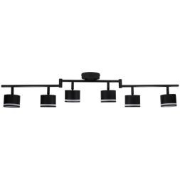 Светильник PCL-0906 max 20Вт (каждая лампа) 6xGX53 IP20 230В BL настен./потолочн. декор. под лампу JazzWay 5066960