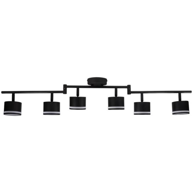 Светильник PCL-0906 max 20Вт (каждая лампа) 6xGX53 IP20 230В BL настен./потолочн. декор. под лампу JazzWay 5066960