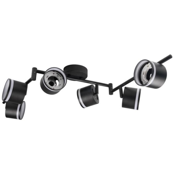 Светильник PCL-0906 max 20Вт (каждая лампа) 6xGX53 IP20 230В BL настен./потолочн. декор. под лампу JazzWay 5066960