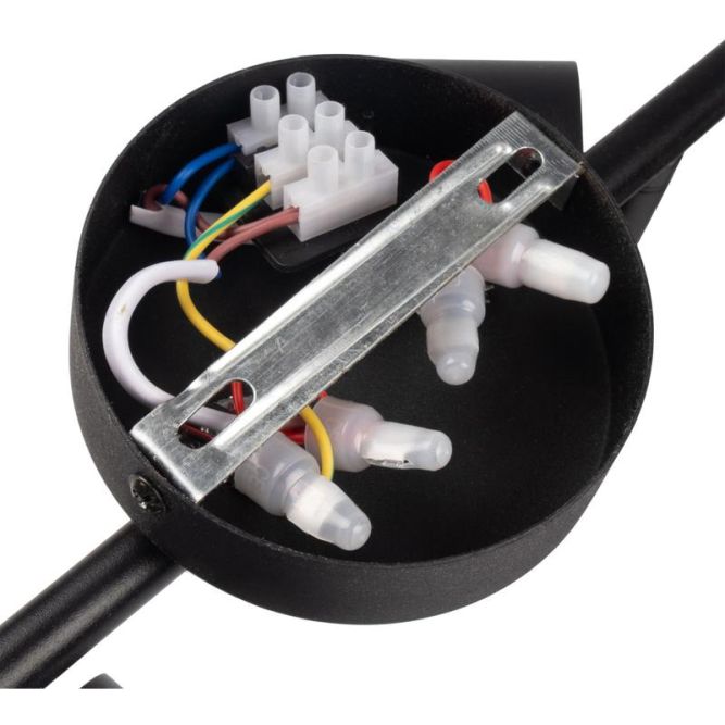 Светильник PCL-0906 max 20Вт (каждая лампа) 6xGX53 IP20 230В BL настен./потолочн. декор. под лампу JazzWay 5066960