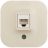 Розетка телефонная 1-м ОП Quteo RJ11 сл. кость Leg 782244