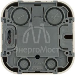 Розетка телефонная 1-м ОП Quteo RJ11 сл. кость Leg 782244