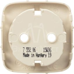 Панель лицевая Valena Allure для розетки 2К+З сл. кость Leg 755206