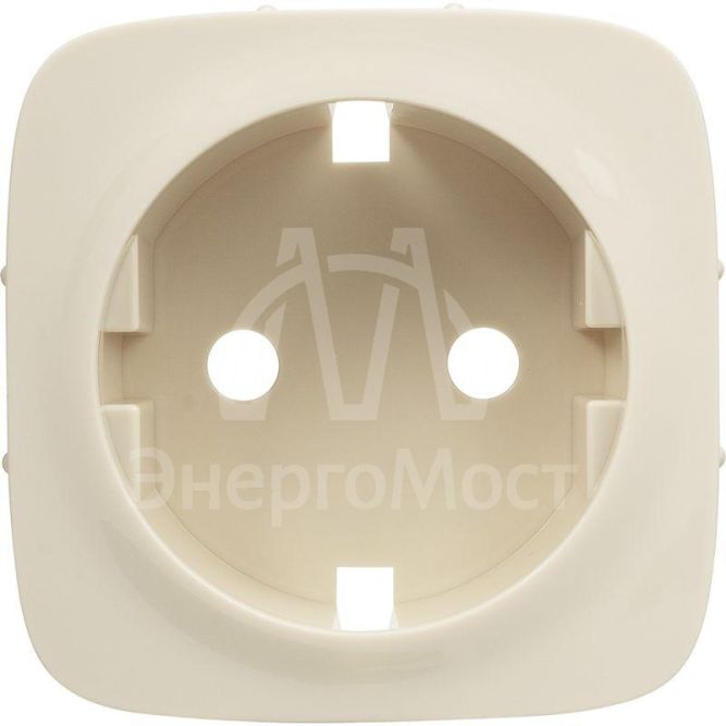 Панель лицевая Valena Allure для розетки 2К+З сл. кость Leg 755206