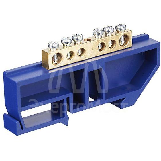 Шина нулевая ШНИ-6х9-6-Д-С на DIN-изол. ШНИ IEK YNN10-69-6D-K07