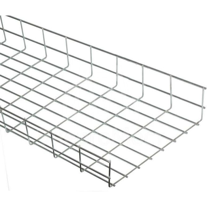 Лоток проволочный усиленный 100х100 L3000 сталь 5мм IEK CLWU10-100-100-3