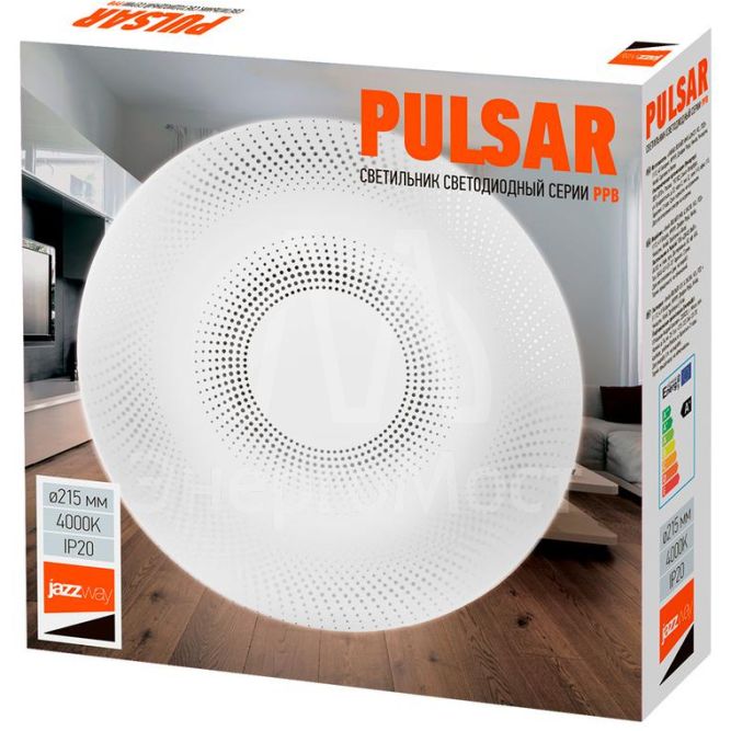 Светильник светодиодный PPB Pulsar 12Вт 4000К IP20 D215х50 JazzWay 5024700