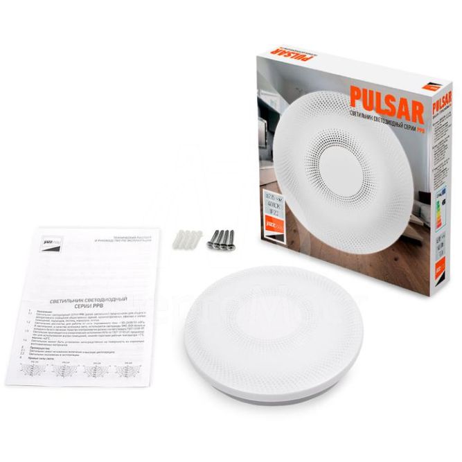 Светильник светодиодный PPB Pulsar 12Вт 4000К IP20 D215х50 JazzWay 5024700