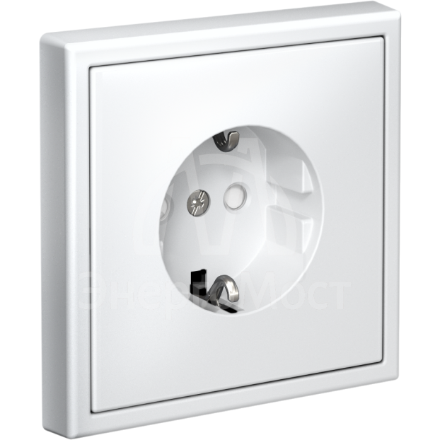 Розетка ArtGallery 16А с заземл. со шторками быстрозажим. клем. механизм лотос SE GAL001345S