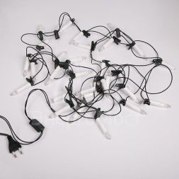 Гирлянда &amp;quot;Свечи LED&amp;quot; 10м 50LED 4Вт 220В IP20 тепл. бел. NEON-NIGHT 303-085