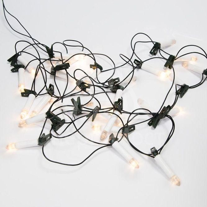Гирлянда &amp;quot;Свечи LED&amp;quot; 10м 50LED 4Вт 220В IP20 тепл. бел. NEON-NIGHT 303-085