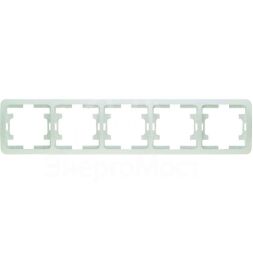 Рамка 5-м Mimoza горизонт. бел. Makel 22059