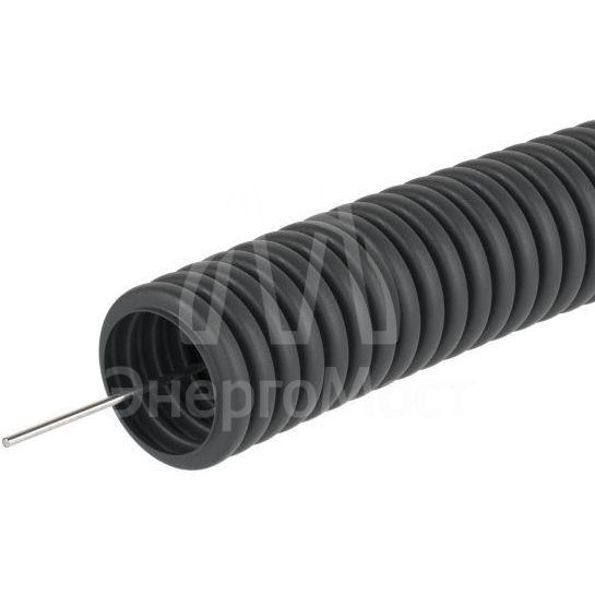 Труба гофрированная ПНД d32мм с протяж. черн. (уп.25м) DKC 71732