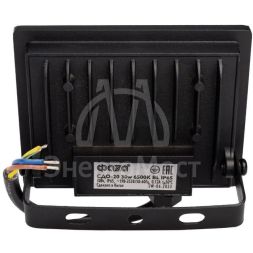 Прожектор светодиодный СДО-20 30Вт 6500К IP65 230В BL прозр.закаленное стекло ФАZА 5047280