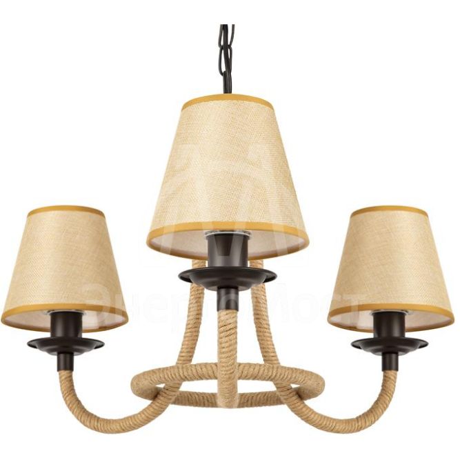 Люстра Corda Е14х3 60Вт IP20 Freya FR4402-PL-03-GB