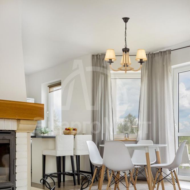 Люстра Corda Е14х3 60Вт IP20 Freya FR4402-PL-03-GB