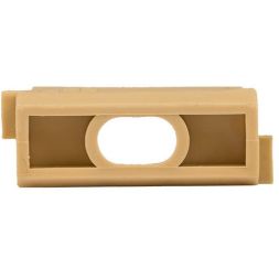 Держатель для труб (клипса) d16мм свет. дерево (уп.10шт) Plast EKF derj-z-16w