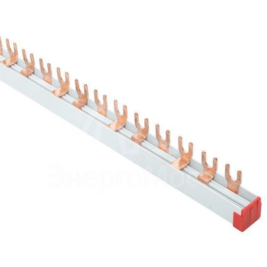 Шина соединительная типа FORK для 3-ф нагр. 63А 54 мод. EKF fork-03-63
