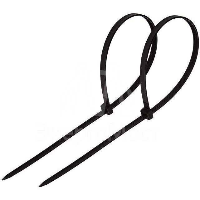 Хомут кабельный 4.8х300 нейл. черн. (уп.100шт) Rexant 07-1303