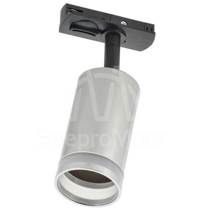 Светильник 4116 декоративный трековый поворотный GU10 хром IEK LT-USB0-4116-GU10-1-K23
