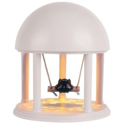Светильник светодиодный настольный JS9-CAT-wh КОТИК ночник аккумуляторный (8 мелодий; 3 цвета подсветки) IP20 бел. JazzWay 5061286