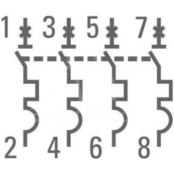 Выключатель автоматический модульный 4п C 25А 4.5кА ВА 47-63 PROxima EKF mcb4763-4-25C-pro