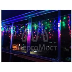 Гирлянда Занавес 200LED провод 3м IP20 мультиколор с контроллером Космос KOC_CUR200LED_RGB